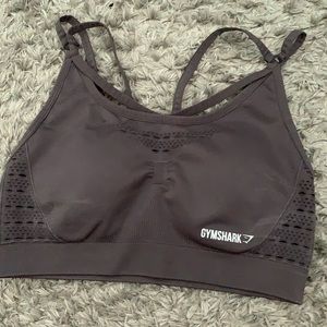 Dark purple gymshark sports bra